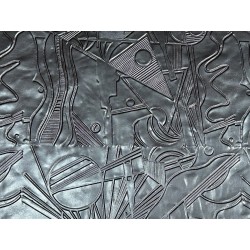 Peau de cuir de mouton grain sovietico marron ébène - maroquinerie - ameublement - Cuir en Stock