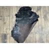Peau de cuir de mouton grain sovietico marron ébène - maroquinerie - ameublement - Cuir en Stock