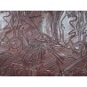 Peau de cuir de mouton grain sovietico brun choco - maroquinerie - ameublement - Cuir en Stock
