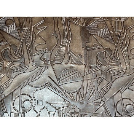 Peau de cuir de mouton grain sovietico brun café - maroquinerie - ameublement - Cuir en Stock