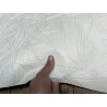 Peau cuir mouton grain soviético – Blanc mat rigide | Cuir en Stock