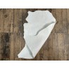 Peau de cuir de mouton grain sovietico blanc mat - maroquinerie - ameublement - Cuir en Stock