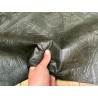 Peau de cuir d'agneau grain sovietico vert bouteille - maroquinerie - ameublement - Cuir en Stock