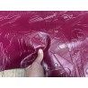 Peau de cuir de chèvre grain sovietico rose fuchsia - maroquinerie - Cuir en Stock