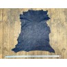 Peau de cuir de chèvre grain sovietico bleu nuit mat - maroquinerie - Cuir en Stock