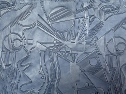 Peau de cuir de chèvre grain sovietico bleu nuit mat - maroquinerie - Cuir en Stock