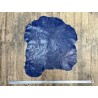 Peau de cuir de chèvre grain sovietico bleu marine mat - maroquinerie - Cuir en Stock