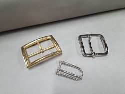 LOT de 3 boucles de ceinture - A - 15mm / 35mm / 50mm