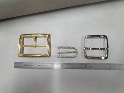 LOT de 3 boucles de ceinture - A - 15mm / 35mm / 50mm