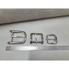 LOT de 3 boucles de ceinture - H - Nickelé - 20mm / 30mm / 30mm
