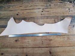 Bande de cuir de collet de vache végétal - Naturel - Cuir en Stock