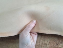 collet vache végétal - naturel - ceinture - holster - étui couteaux - cuir en stock