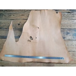 collet vache végétal - naturel - ceinture - holster - étui couteaux - cuirenstock
