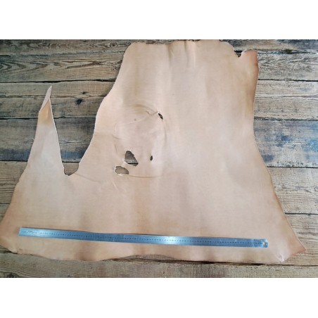 collet vache végétal - naturel - ceinture - holster - étui couteaux - cuirenstock