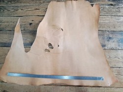 collet vache végétal - naturel - ceinture - holster - étui couteaux - cuirenstock