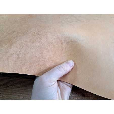 collet vache végétal - naturel - ceinture - holster - étui couteaux - cuir en stock