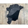 Peau de cuir de buffle véritable noir - Maroquinerie - Cuir en Stock