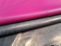 Lot de 2 peaux de cuir d'agneaux - Bonnes affaires