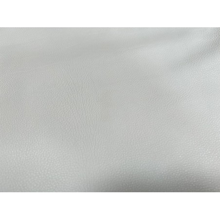 Peau de cuir de buffle véritable blanc 2ème choix - Maroquinerie - Cuir en Stock