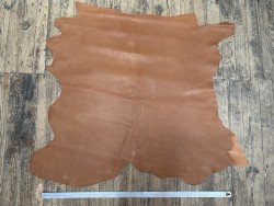 Peau de cuir de veau tannage végétal naturel - Brun - cuirenstock