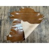 Peau de cuir de chèvre tannage végétal glacé - Havane - cuirenstock