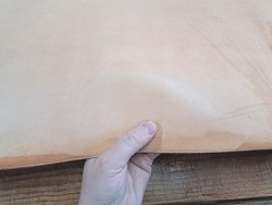 Collet de cuir de vache naturel – Tannage végétal 2ᵉ choix