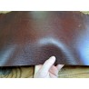 Bande de collet tannage végétal grainé - Châtaigne - Cuir en Stock