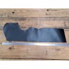 Bande de cuir tannage végétal lisse - Noir - Cuir en Stock