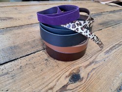 Lot de 5 bandes de cuir classique ou à effet - 2ème choix