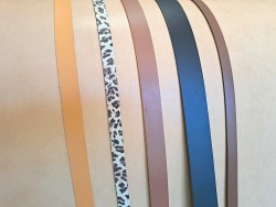 Lot de 5 bandes de cuir classique ou à effet - 2ème choix