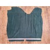 Peau de veau velours effet tressé - vert forêt - Maroquinerie - Cuir en stock