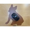 Tapis de souris en cuir véritable - Bouledogue - idée cadeau - Cuir en Stock