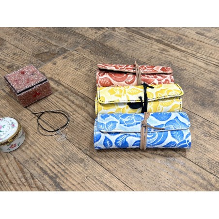 Box DIY Pochette porte bijoux en cuir recyclé - à coudre soi-même - Cuir en Stock