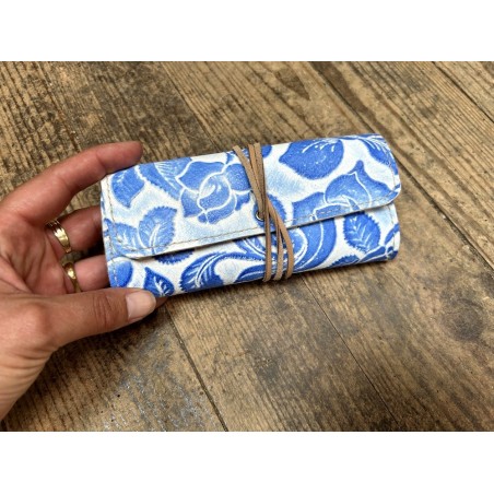 Box DIY Pochette porte bijoux en cuir recyclé - à coudre soi-même - Cuir en Stock
