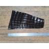 Cuir de crocodile - queue noir satiné - Cuir en Stock