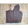Demi-peau de cuir gras pullup - Marron - B - Cuir en Stock