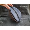 Box DIY La trousse de toilette RUGBY en cuir recyclé - à coudre soi-même - Cuir en Stock