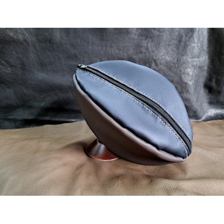 Box DIY La trousse de toilette RUGBY en cuir recyclé - à coudre soi-même - Cuir en Stock