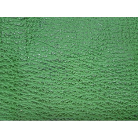 Morceau de cuir de requin - Vert menthe - maroquinerie - Cuir en Stock