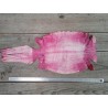 Peau de cuir de lézard - pink - accessoire bijou marqueterie - Cuirenstock