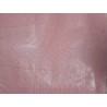 Cuir de lézard - rose dragée- accessoire bijou maroquinerie - Cuir en Stock