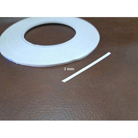 Ruban adhésif double face de 50 mètres - 3mm / 6mm / 10mm