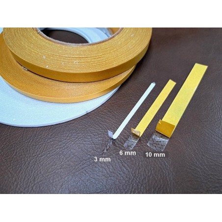 Ruban adhésif double face de 50 mètres - 3mm / 6mm / 10mm