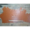 Bande de cuir de vache lisse - Caramel - Cuir en Stock