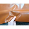 Demi-peau de cuir de vache lisse - caramel -maroquinerie - cuir en stock