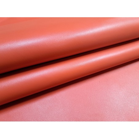 demi-peau vache lisse - potiron - maroquinerie - accessoires - cuirenstock