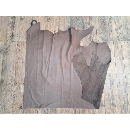 Demi-peau de veau - bison - maroquinerie - ameublement - cuir en stock