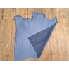 Demi-peau de cuir de veau - bleu horizon - maroquinerie - ameublement - cuirenstock