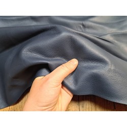 demi peau de veau - bleu nuit - maroquinerie - ameublement - cuirenstock