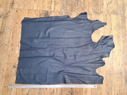 demi peau de veau - bleu nuit - maroquinerie - ameublement - cuir en stock